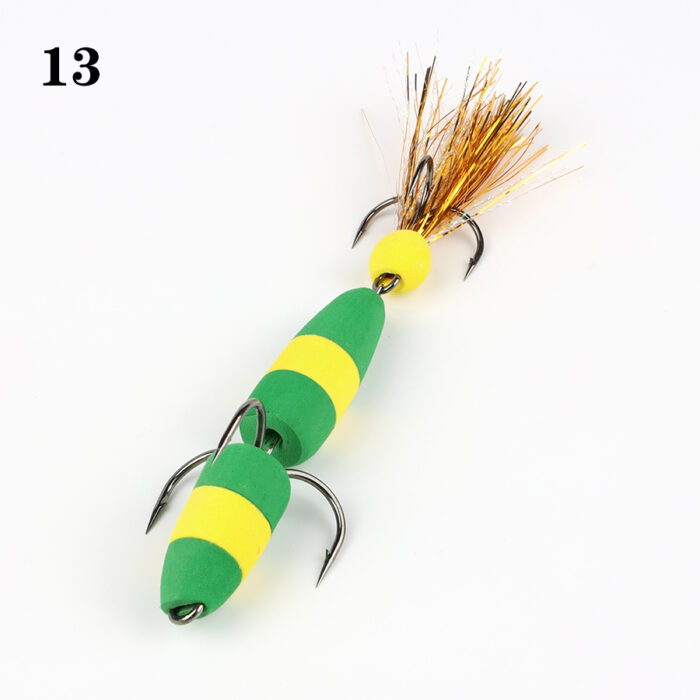 Mandula L 9cm, verde/galben model 13 Mandula L 9cm, verde/galben model 13