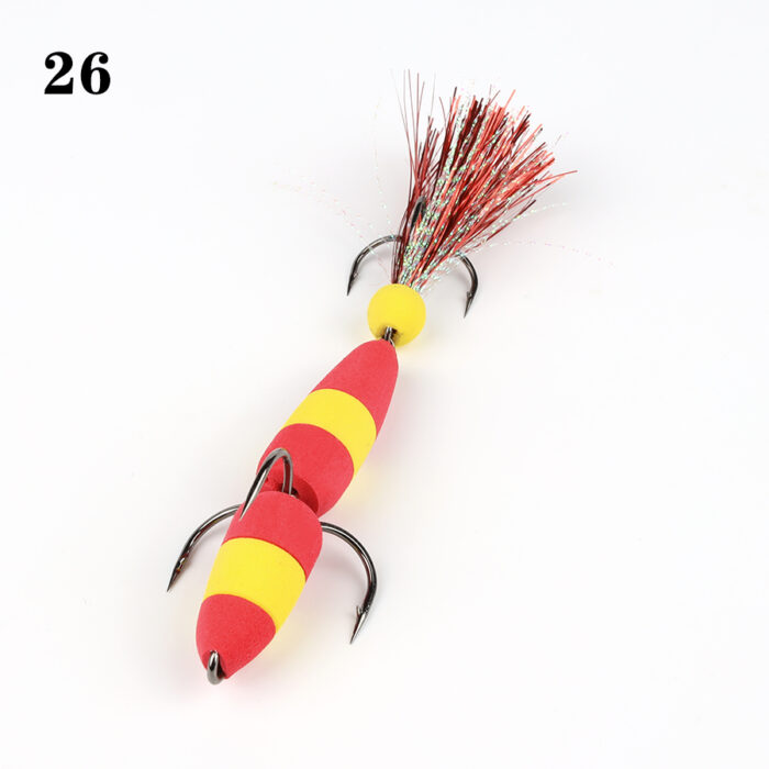 Mandula L 9cm, rosu/galben model 26 Mandula L 9cm, rosu/galben model 26