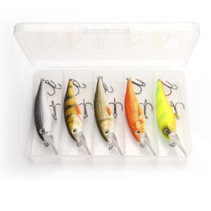 Set voblere minnow stiuca 8cm 11.6gr voblere minnow stiuca