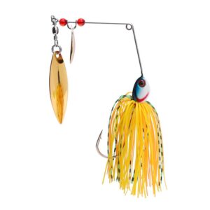 Set naluci Spinnerbait 15.5g pentru stiuca, multicolor, 2 lingurite tip frunza, set 4 bucati Set naluci Spinnerbait 15.5g pentru stiuca, multicolor, 2 lingurite tip frunza, set 4 bucati