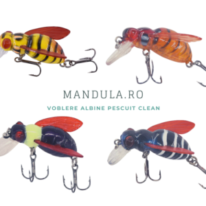 Voblere insecte clean albina bondar viespe 4 culori disponibile 4cm 5.8gr Voblere insecte clean