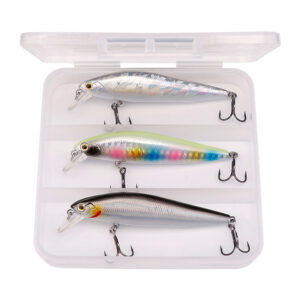 Set 3 voblere salau, scufundator, pentru pescuit la stiuca, somn, salau, 90mm 10g Set 3 voblere salau, scufundator, 90mm 10g