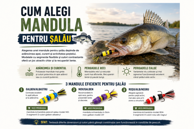 Cum alegi mandula pentru șalău
