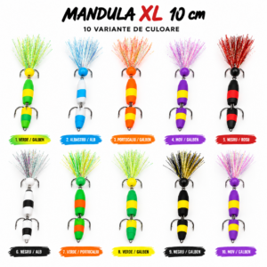 Mandula XL 10 cm naluca flotanta pentru jig stiuca si salau